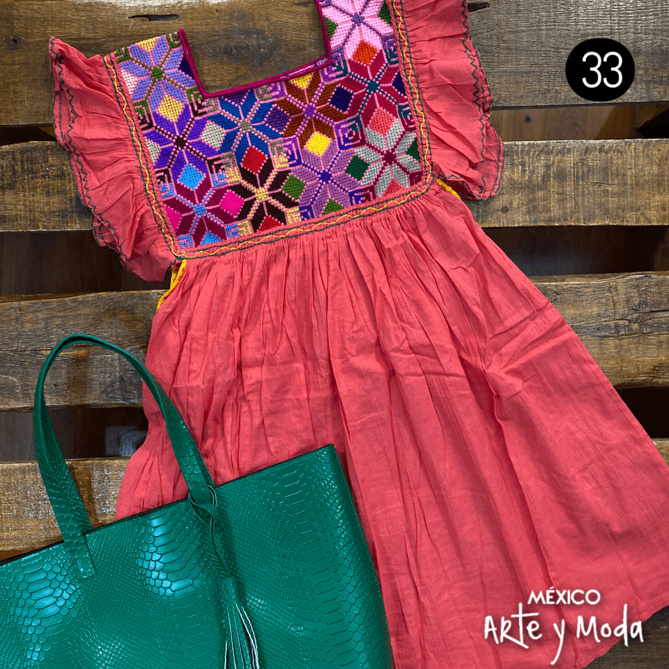 Bluson Estrella Manga Olan - MÉXICO ARTE Y MODA - Blusón Artesanal