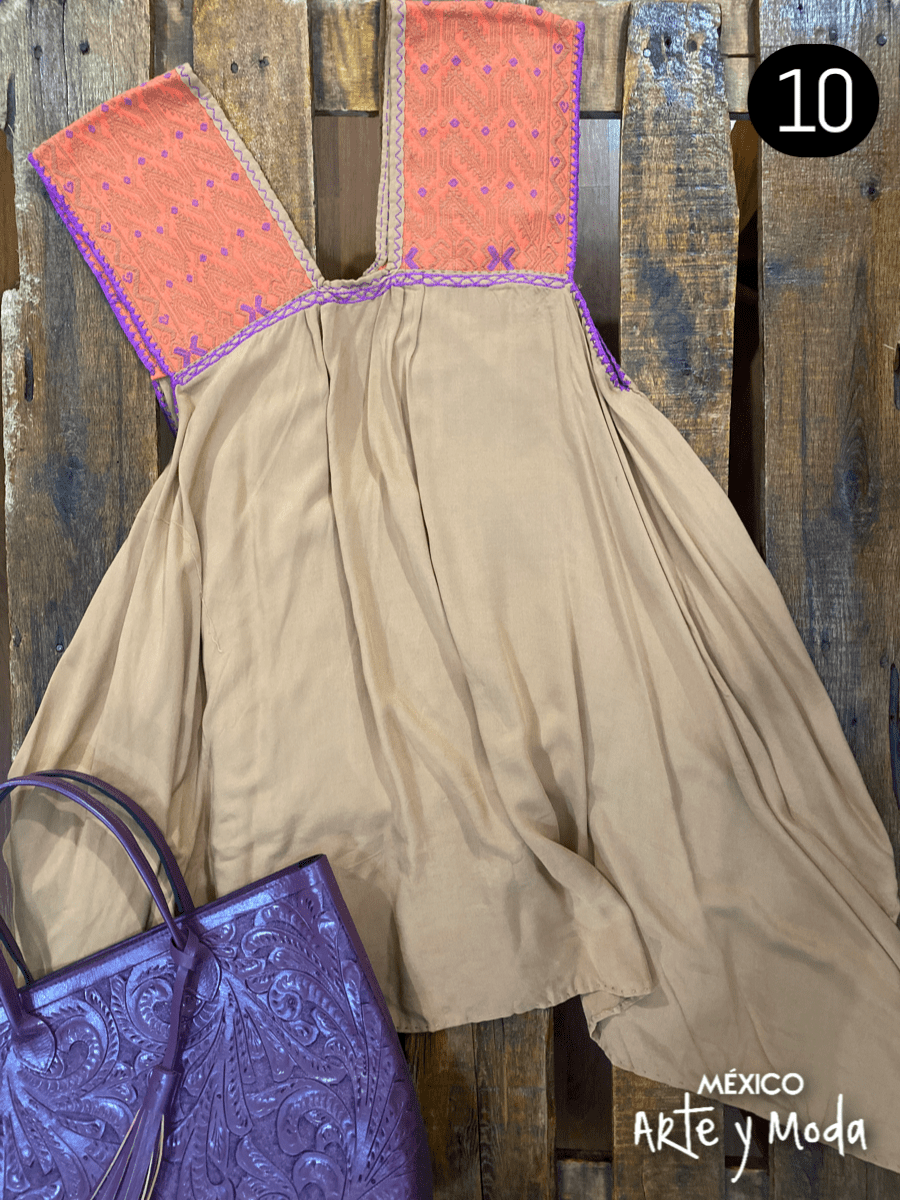 Bluson San Andres Asimetrico - MÉXICO ARTE Y MODA - Blusa Bordada