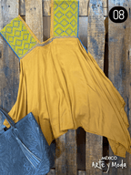 Bluson San Andres Asimetrico - MÉXICO ARTE Y MODA - Blusa Bordada