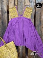 Bluson San Andres Asimetrico - MÉXICO ARTE Y MODA - Blusa Bordada