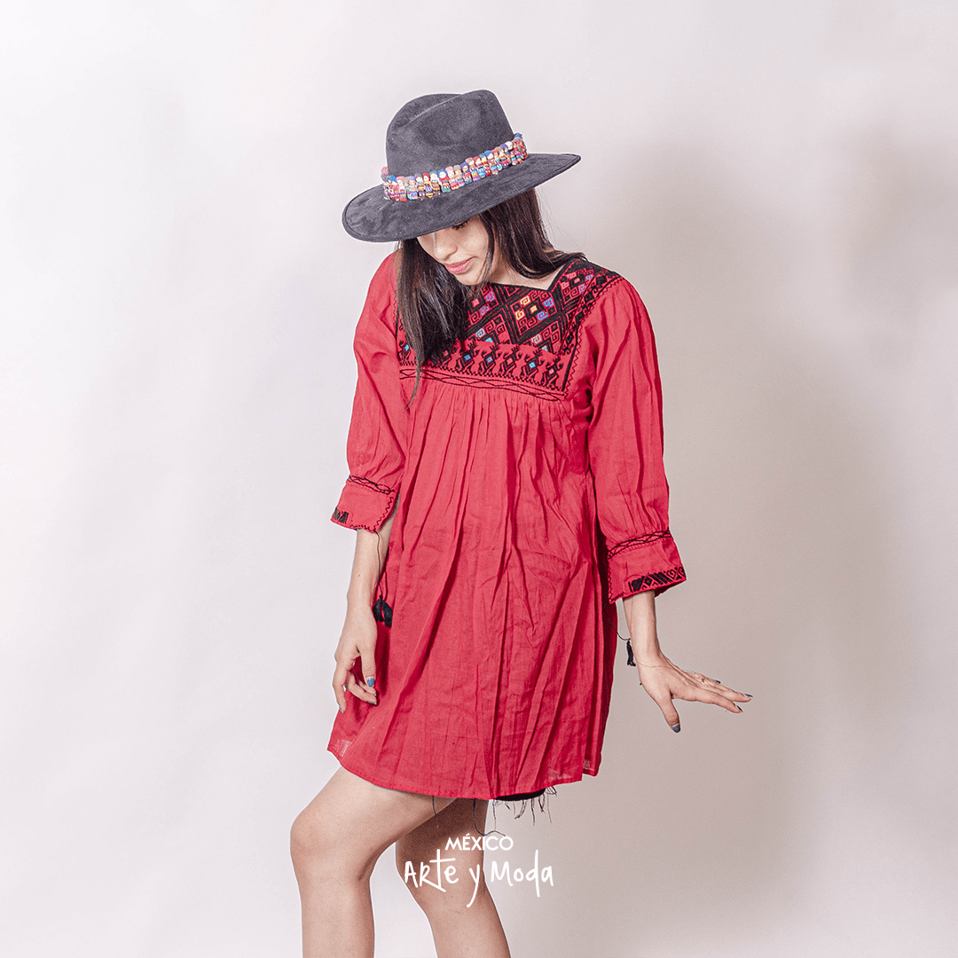 Bluson San Andres - MÉXICO ARTE Y MODA - Blusón Artesanal