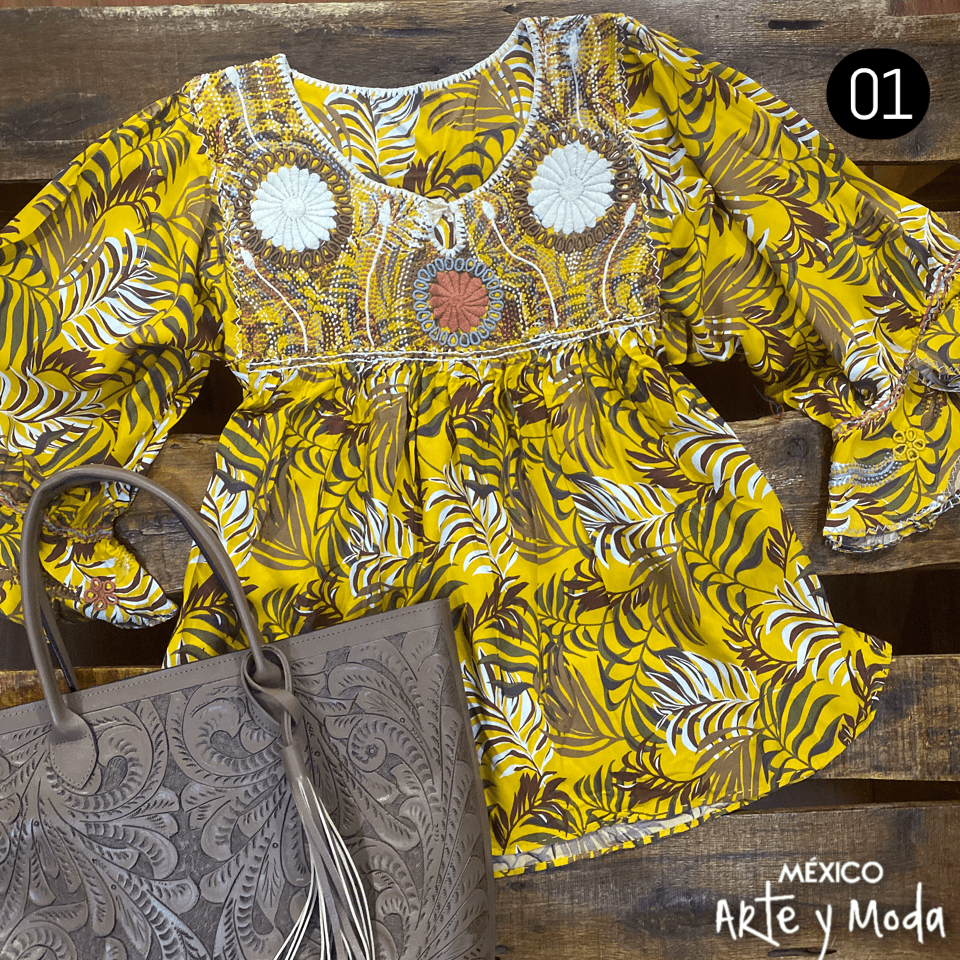 Bluson Supremo Rayon - MÉXICO ARTE Y MODA - Blusón Artesanal