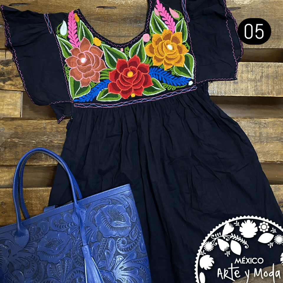 Blusón Zinac Manga Olán - MÉXICO ARTE Y MODA - Blusón Artesanal