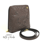 Bolsa Mensajera Piel - MÉXICO ARTE Y MODA - Bolso de Piel