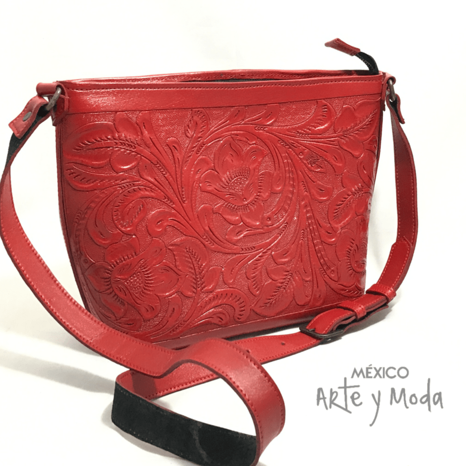 Bolso Cruzado Piel - MÉXICO ARTE Y MODA - Bolso de Piel