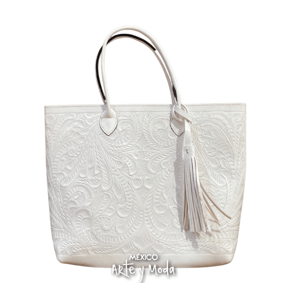 Bolso Tote Grande Piel - MÉXICO ARTE Y MODA - Bolso de Piel