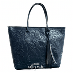 Bolso Tote Grande Piel - MÉXICO ARTE Y MODA - Bolso de Piel