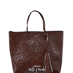 Bolso Tote Grande Piel - MÉXICO ARTE Y MODA - Bolso de Piel