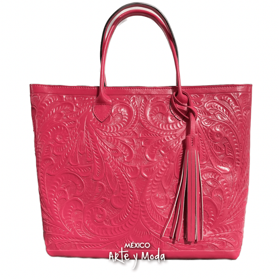 Bolso Tote Grande Piel - MÉXICO ARTE Y MODA - Bolso de Piel