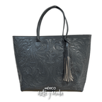 Bolso Tote Grande Piel - MÉXICO ARTE Y MODA - Bolso de Piel