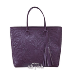Bolso Tote Grande Piel - MÉXICO ARTE Y MODA - Bolso de Piel