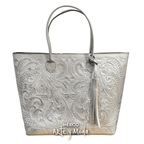 Bolso Tote Grande Piel - MÉXICO ARTE Y MODA - Bolso de Piel