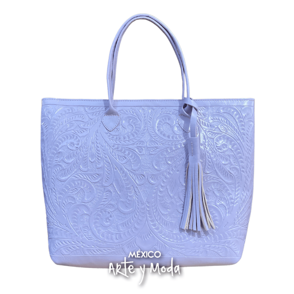 Bolso Tote Grande Piel - MÉXICO ARTE Y MODA - Bolso de Piel