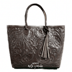 Bolso Tote Grande Piel - MÉXICO ARTE Y MODA - Bolso de Piel