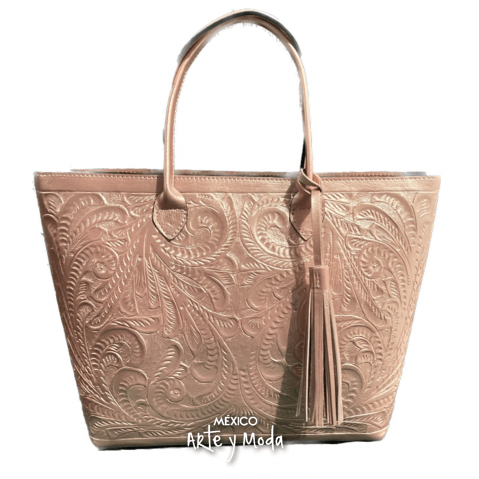 Bolso Tote Grande Piel - MÉXICO ARTE Y MODA - Bolso de Piel