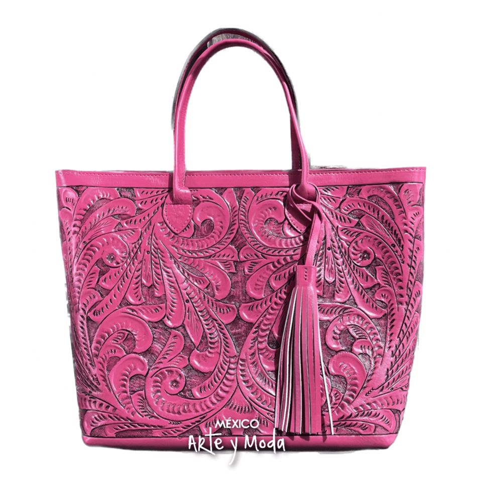 Bolso Tote Grande Piel - MÉXICO ARTE Y MODA - Bolso de Piel