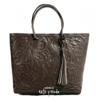 Bolso Tote Grande Piel - MÉXICO ARTE Y MODA - Bolso de Piel