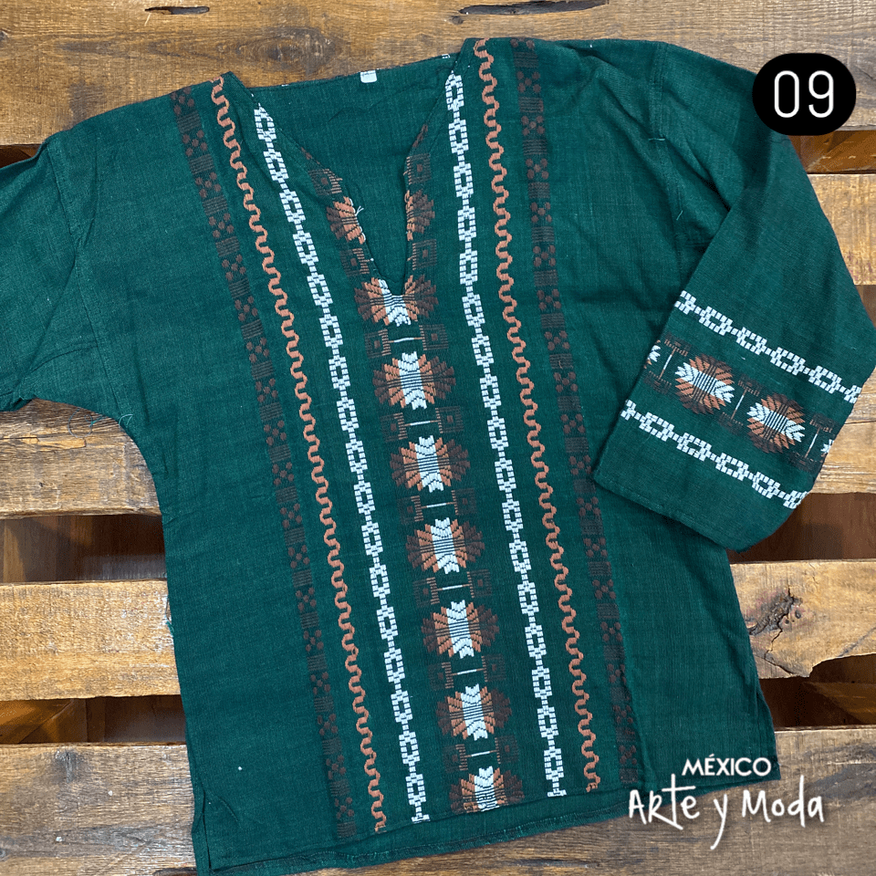 Camisa Hippie - MÉXICO ARTE Y MODA - Camisa Caballero