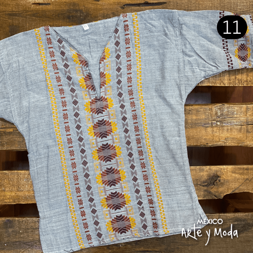Camisa Hippie - MÉXICO ARTE Y MODA - Camisa Caballero