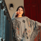 Capa de Punto - MÉXICO ARTE Y MODA - Capa Bordada