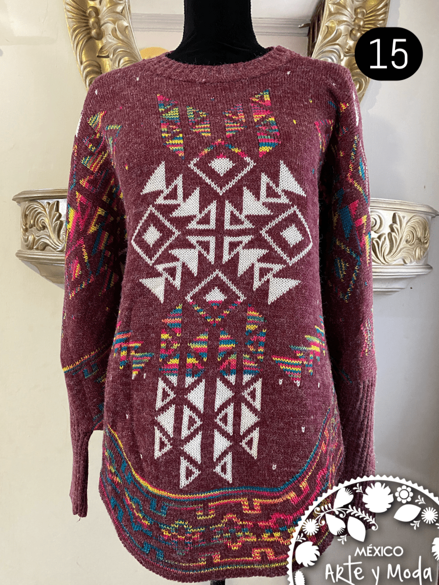 Capa de Punto - MÉXICO ARTE Y MODA - Capa Bordada