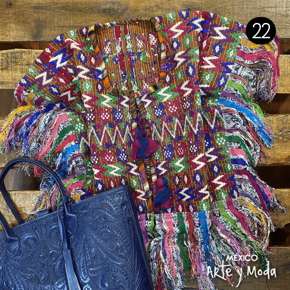 Capa Guate Antigua - MÉXICO ARTE Y MODA - Capa Bordada