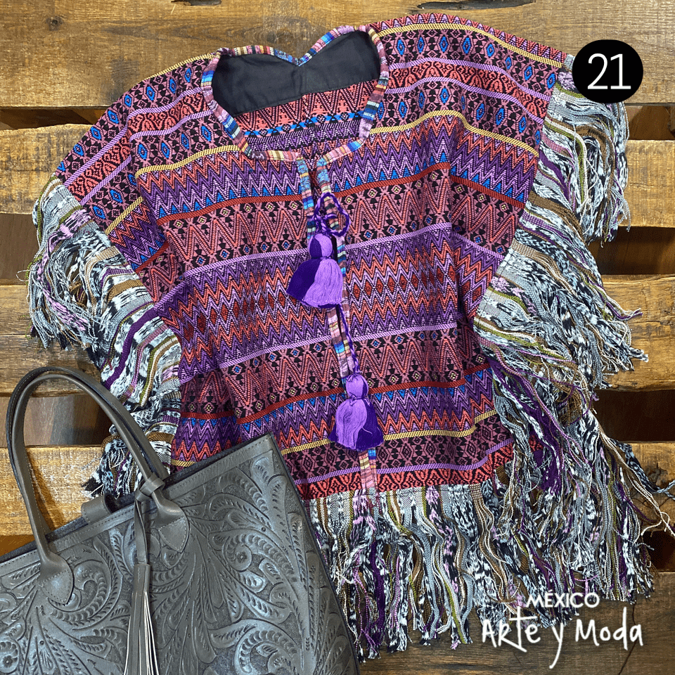 Capa Guate Antigua - MÉXICO ARTE Y MODA - Capa Bordada