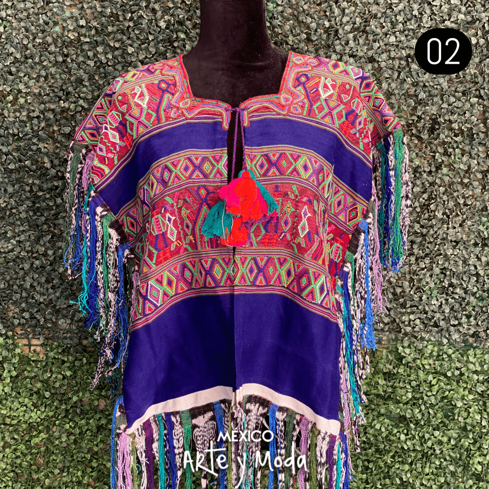 Capa Guate Antigua - MÉXICO ARTE Y MODA - Capa Bordada