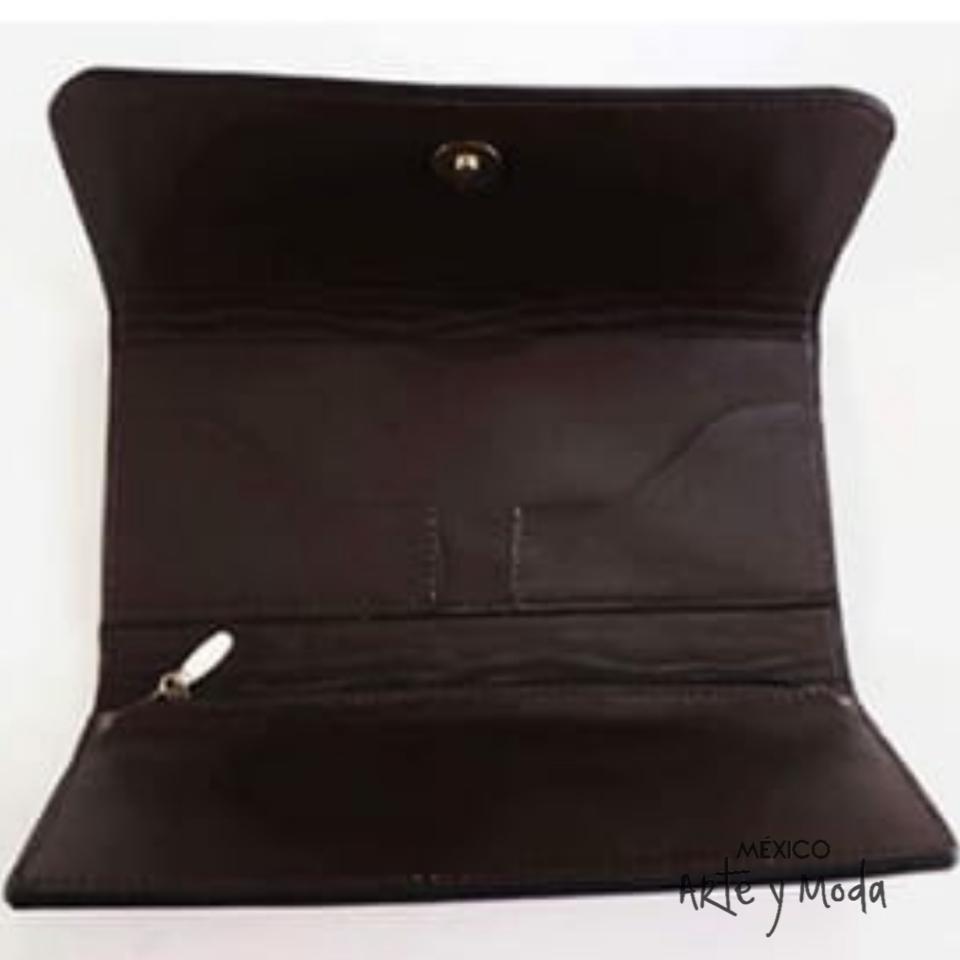 Cartera Cincelada Piel - MÉXICO ARTE Y MODA - Cartera de Piel