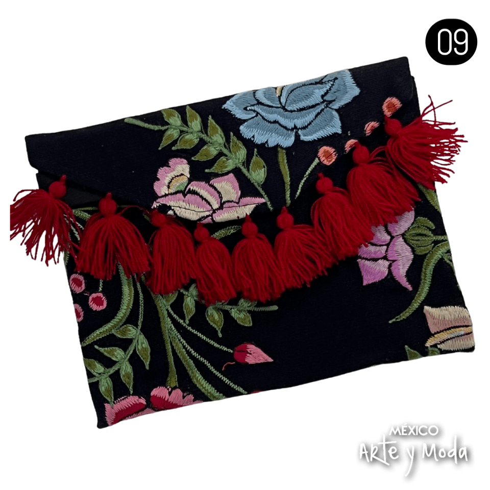 Clutch Bordado Zinacantan - MÉXICO ARTE Y MODA - Clutch Bordado