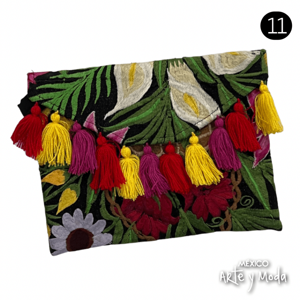 Clutch Bordado Zinacantan - MÉXICO ARTE Y MODA - Clutch Bordado