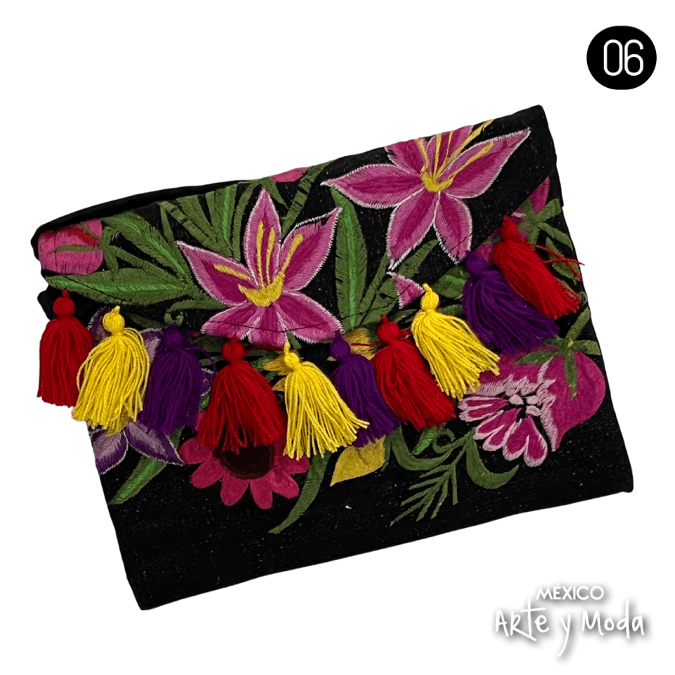 Clutch Bordado Zinacantan - MÉXICO ARTE Y MODA - Clutch Bordado