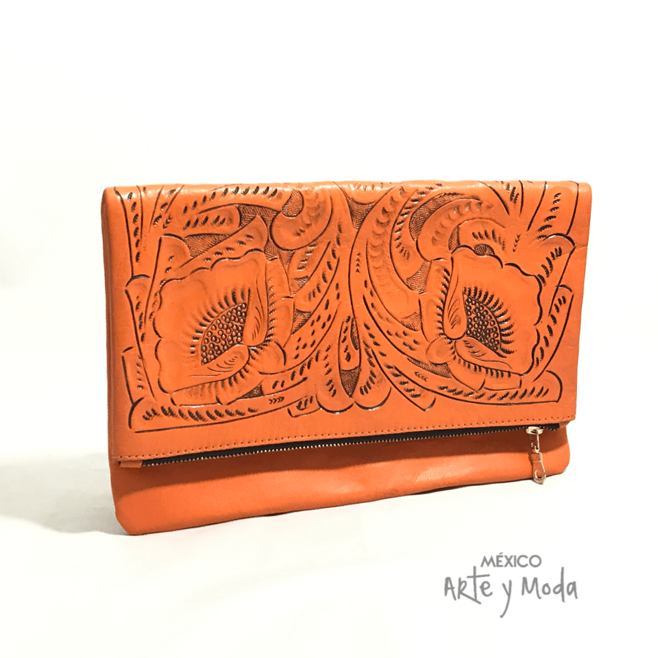 Clutch Doblado - MÉXICO ARTE Y MODA - Clutch de Piel