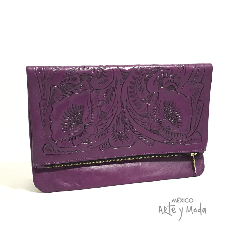 Clutch Doblado - MÉXICO ARTE Y MODA - Clutch de Piel