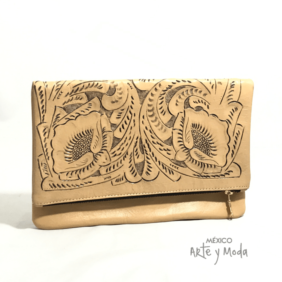 Clutch Doblado - MÉXICO ARTE Y MODA - Clutch de Piel