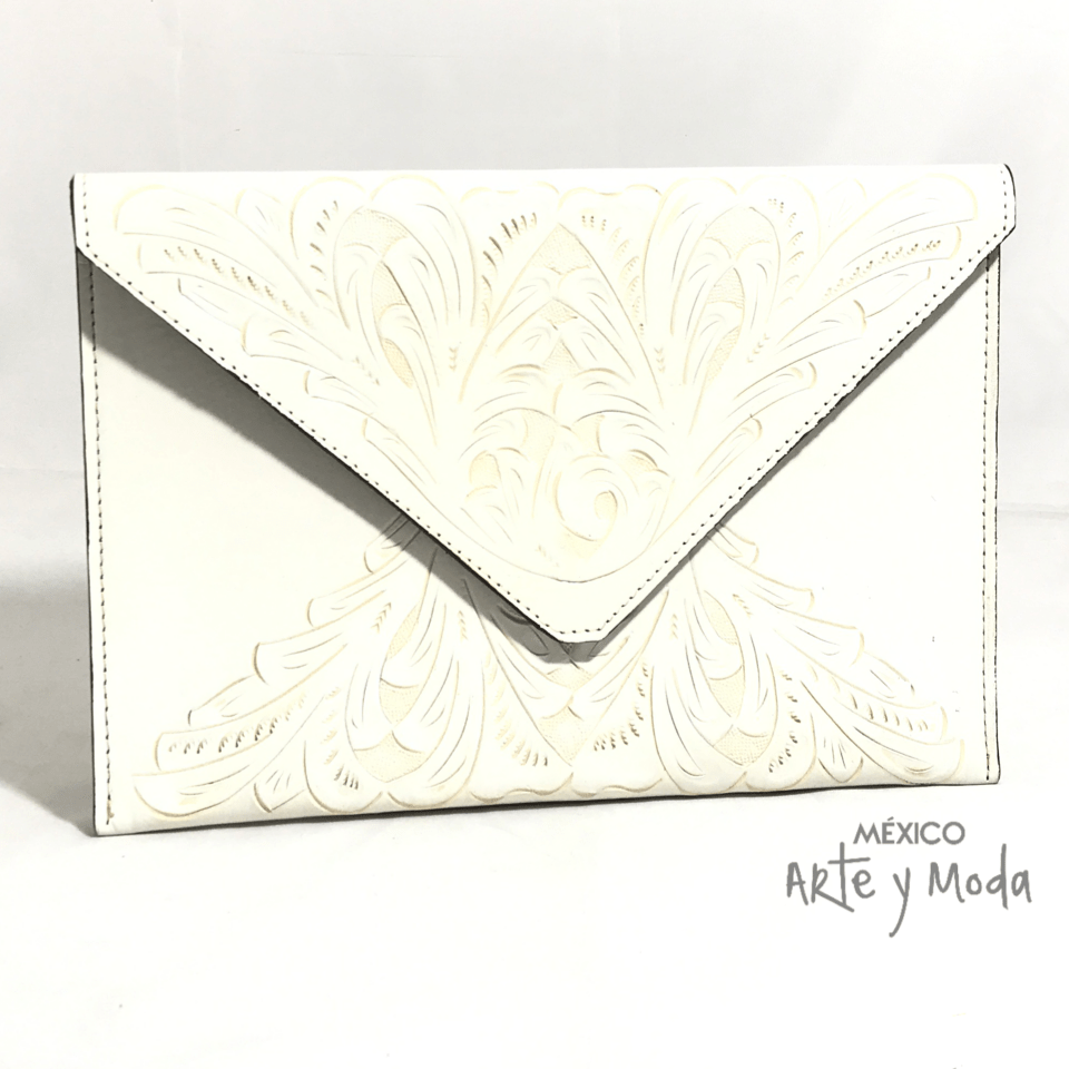 Clutch Sobre Piel - MÉXICO ARTE Y MODA - Clutch de Piel