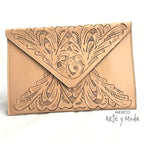 Clutch Sobre Piel - MÉXICO ARTE Y MODA - Clutch de Piel