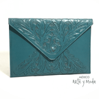 Clutch Sobre Piel - MÉXICO ARTE Y MODA - Clutch de Piel