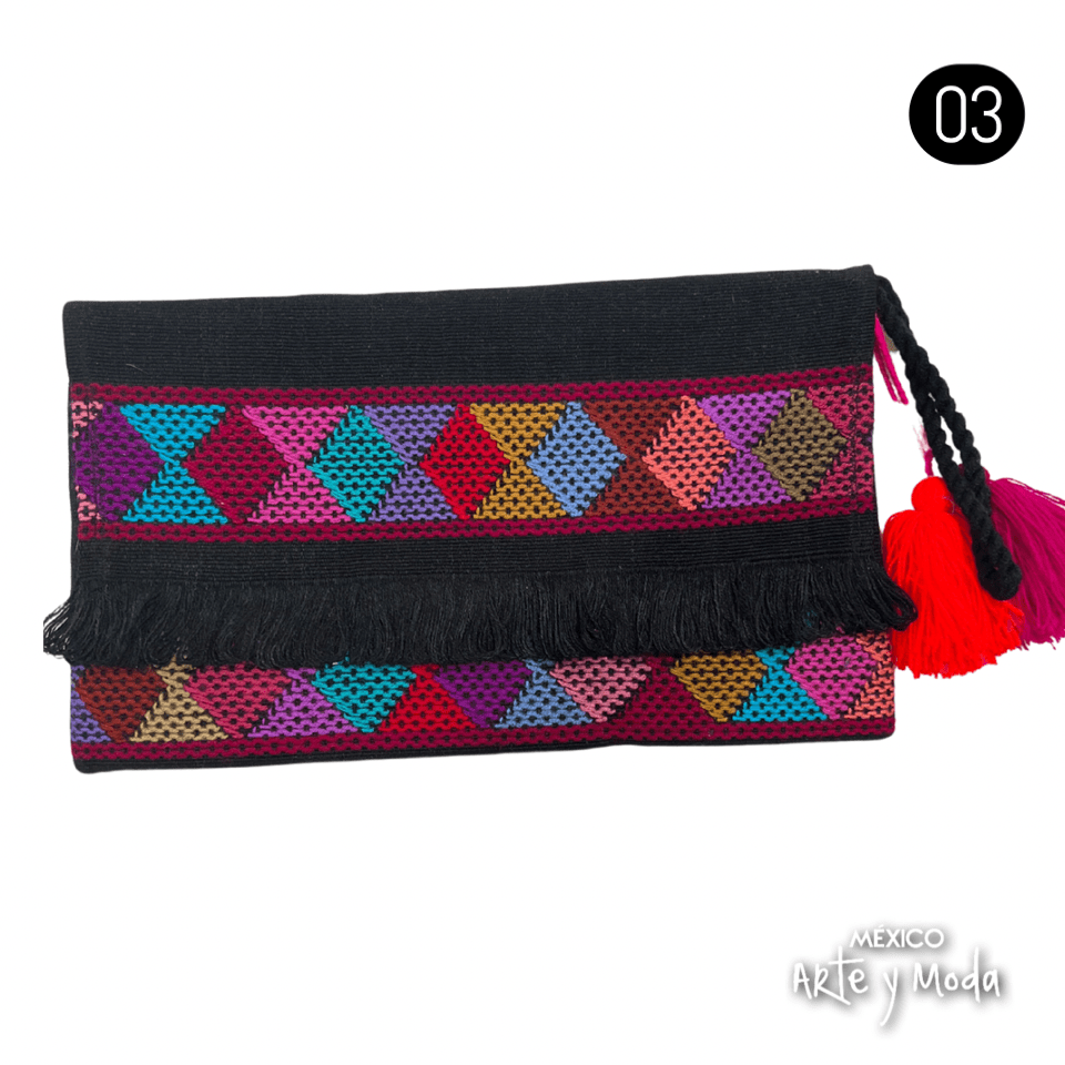 Clutch Telar Cintura - MÉXICO ARTE Y MODA - Clutch Bordado