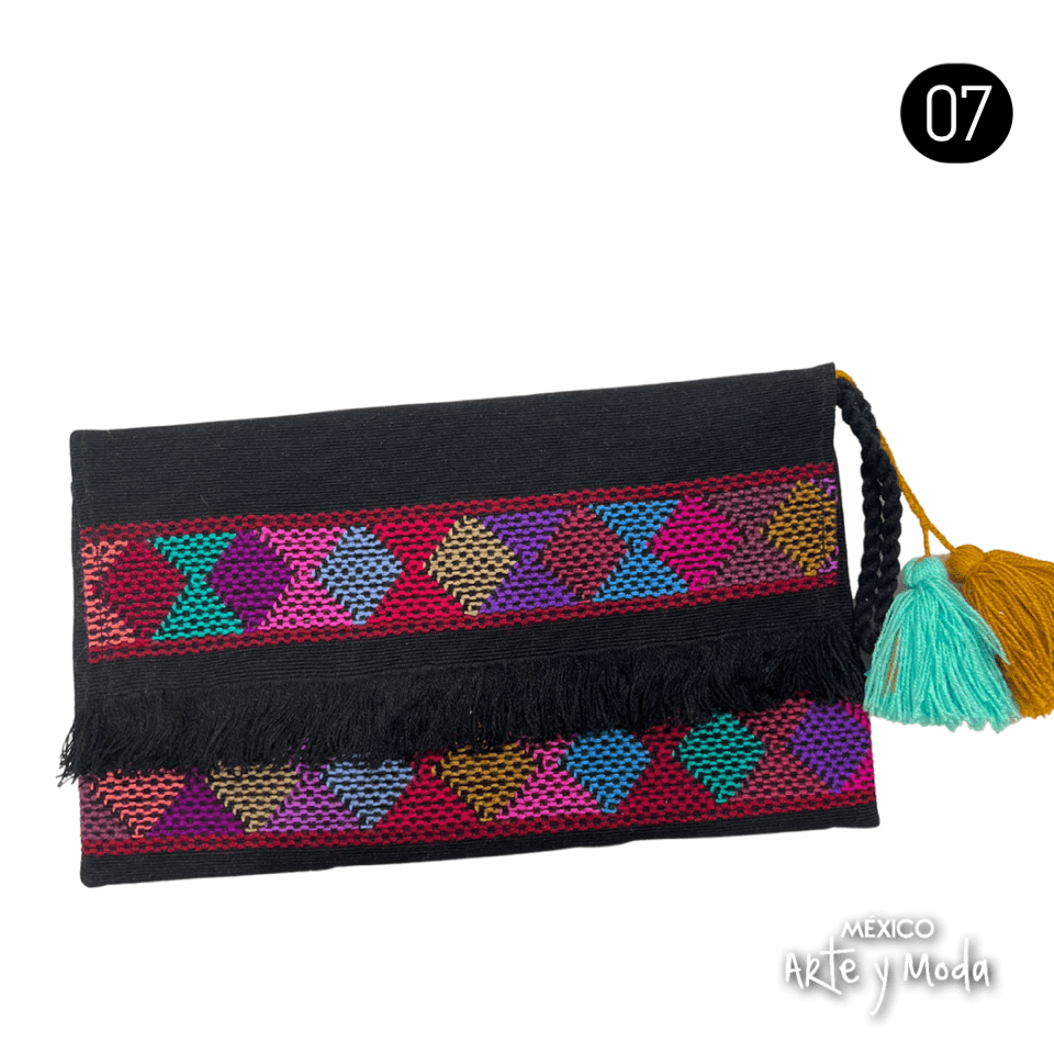 Clutch Telar Cintura - MÉXICO ARTE Y MODA - Clutch Bordado