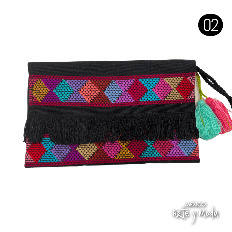 Clutch Telar Cintura - MÉXICO ARTE Y MODA - Clutch Bordado