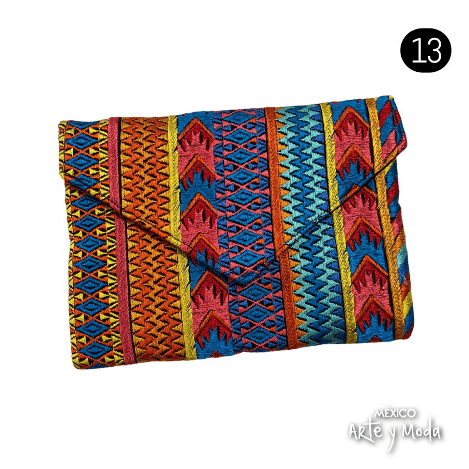 Clutch Tulum Bordado - MÉXICO ARTE Y MODA - Clutch Bordado
