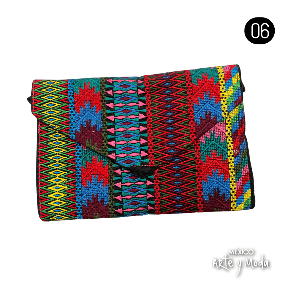 Clutch Tulum Bordado - MÉXICO ARTE Y MODA - Clutch Bordado