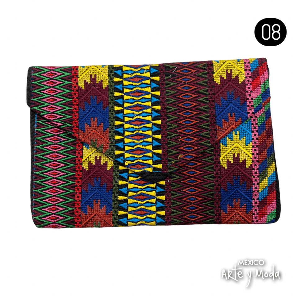 Clutch Tulum Bordado - MÉXICO ARTE Y MODA - Clutch Bordado