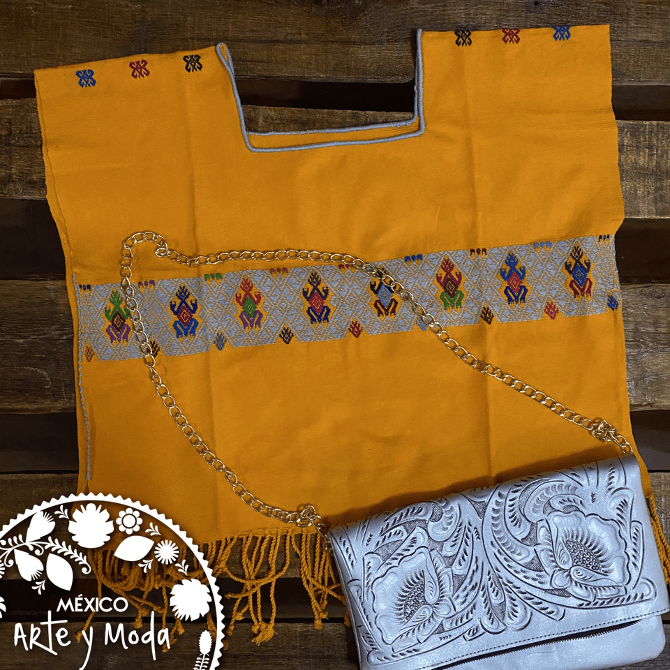 Crop Top Aldama - MÉXICO ARTE Y MODA - Blusa Bordada