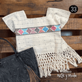 Crop Top Telar Nudos - MÉXICO ARTE Y MODA - Crop Top