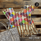 Crop Top Telar Rombos - MÉXICO ARTE Y MODA - Blusa Bordada