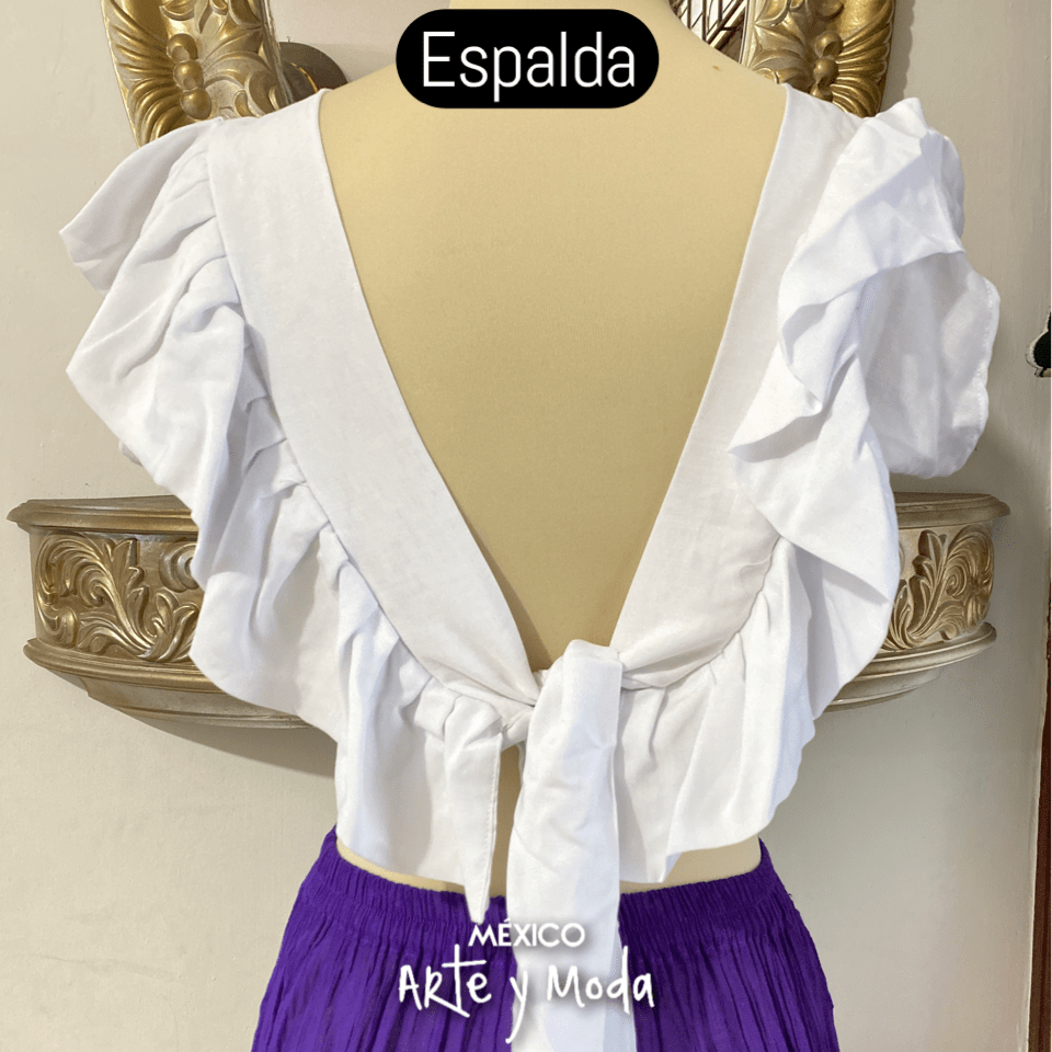 Crop Top Tuxtepec - MÉXICO ARTE Y MODA - Crop Top