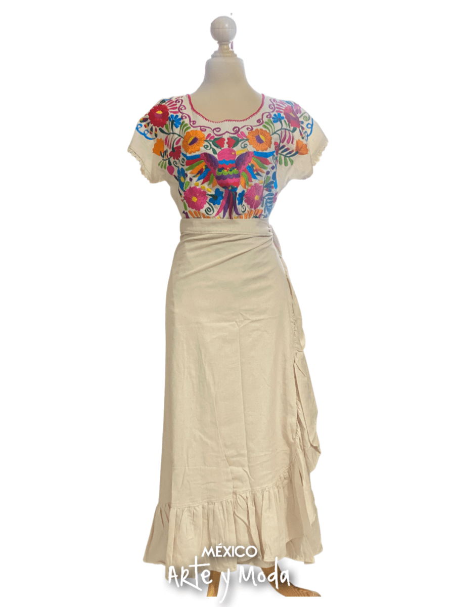 Falda Envolvente - MÉXICO ARTE Y MODA - Falda