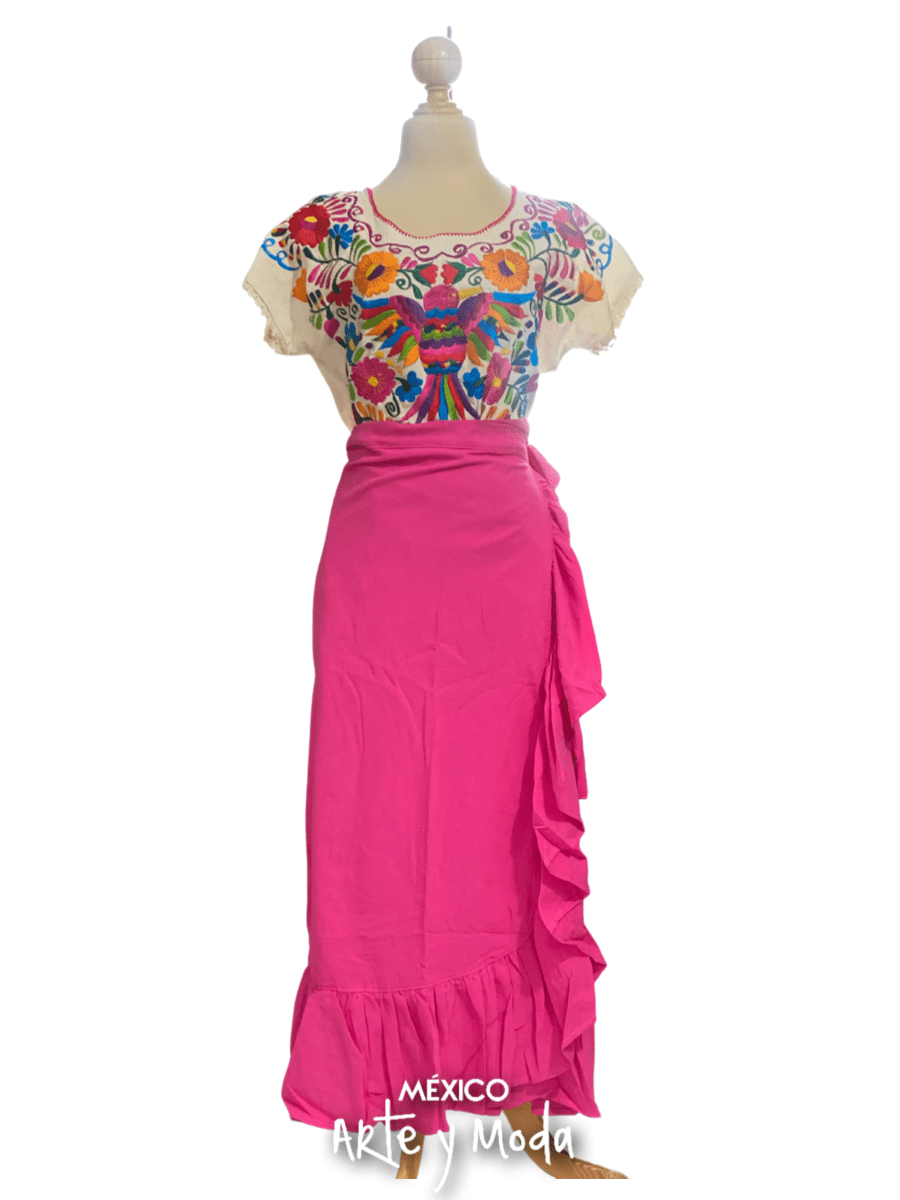 Falda Envolvente - MÉXICO ARTE Y MODA - Falda